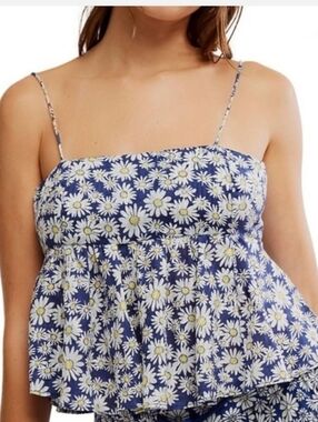 NWOT Free People Mia Daisy Cami In Medium